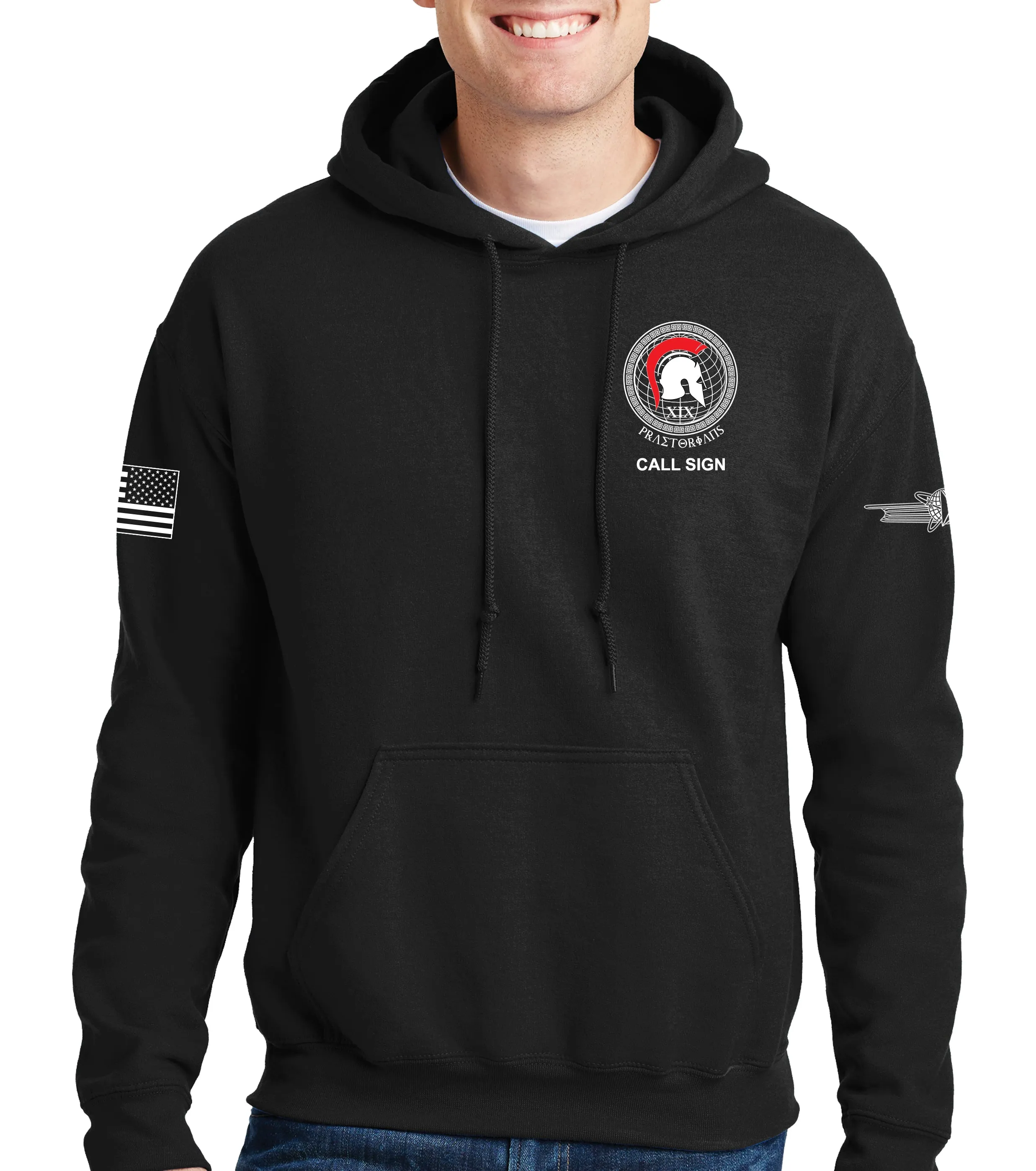 19th Praetorians Unisex Hoodie Sweatshirt. This sweatshirt is NOT approved for PT.