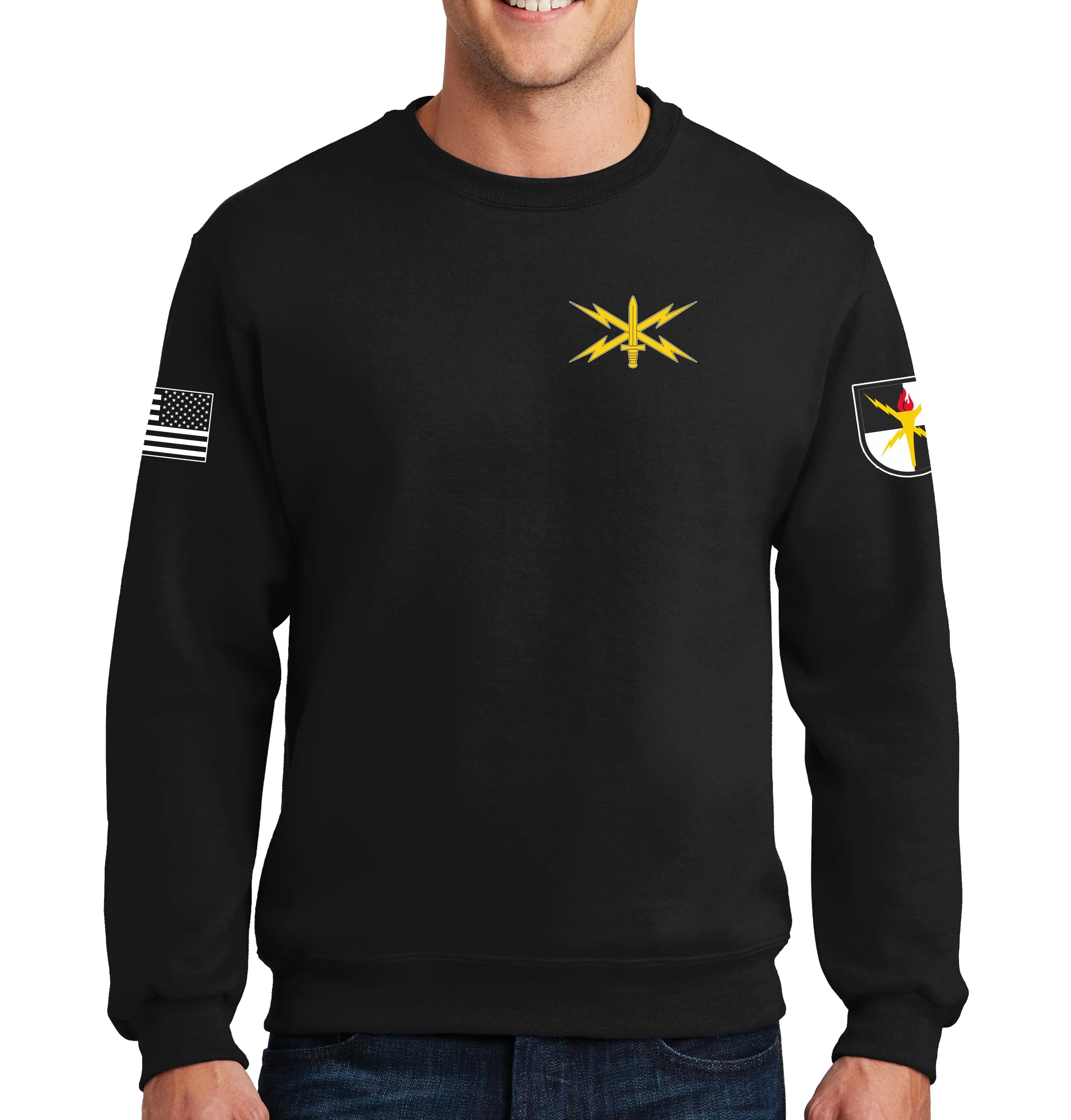 50-50 Blend Crewneck Unisex Sweatshirt. This shirt IS approved for PT.