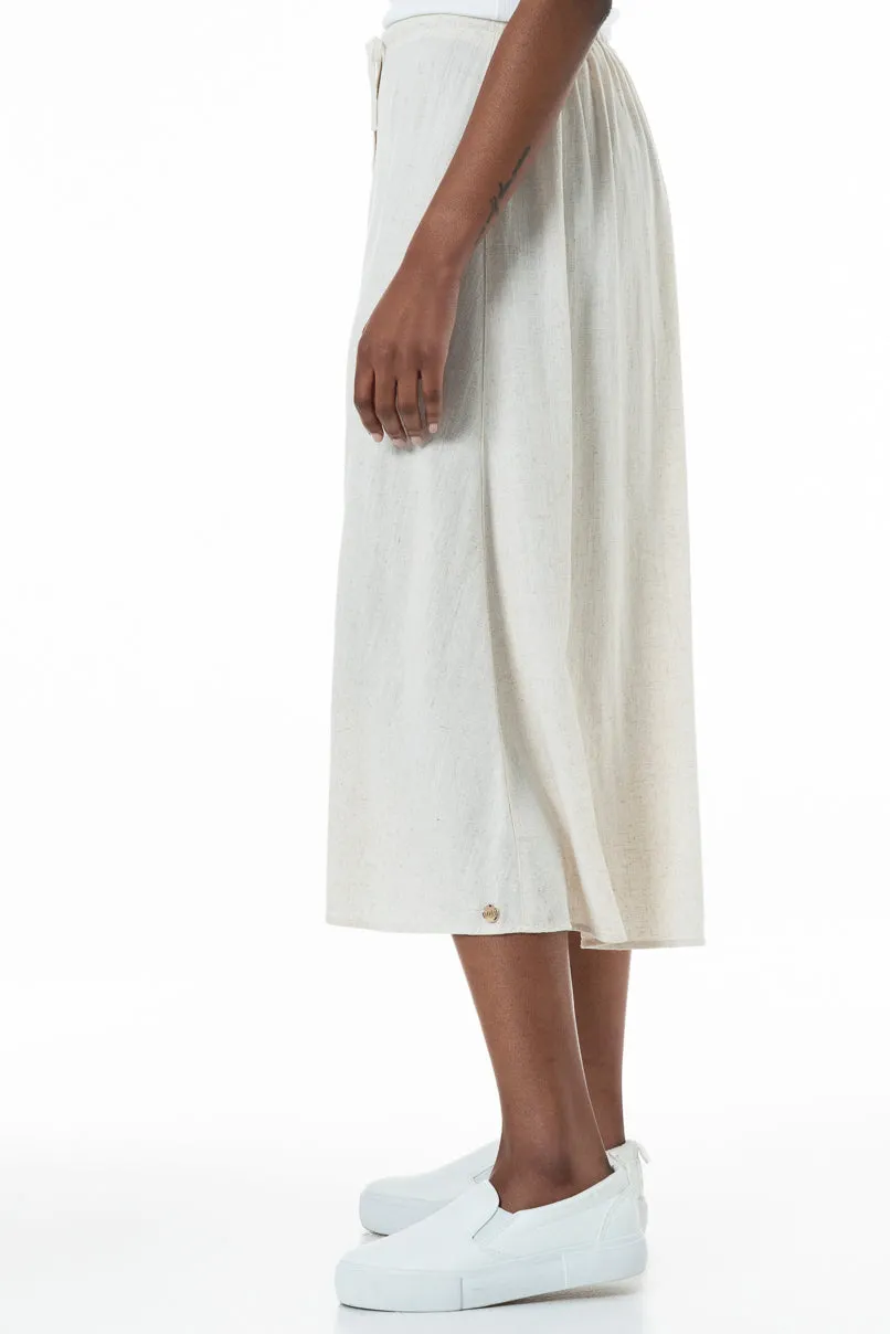 A-Line Skirt _ 152024 _ Oatmeal