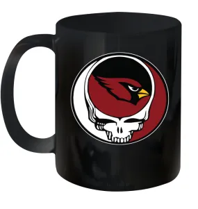 Arizona Cardinals Grateful Dead Steal Your Face NFL Football Ceramic Mug 11oz