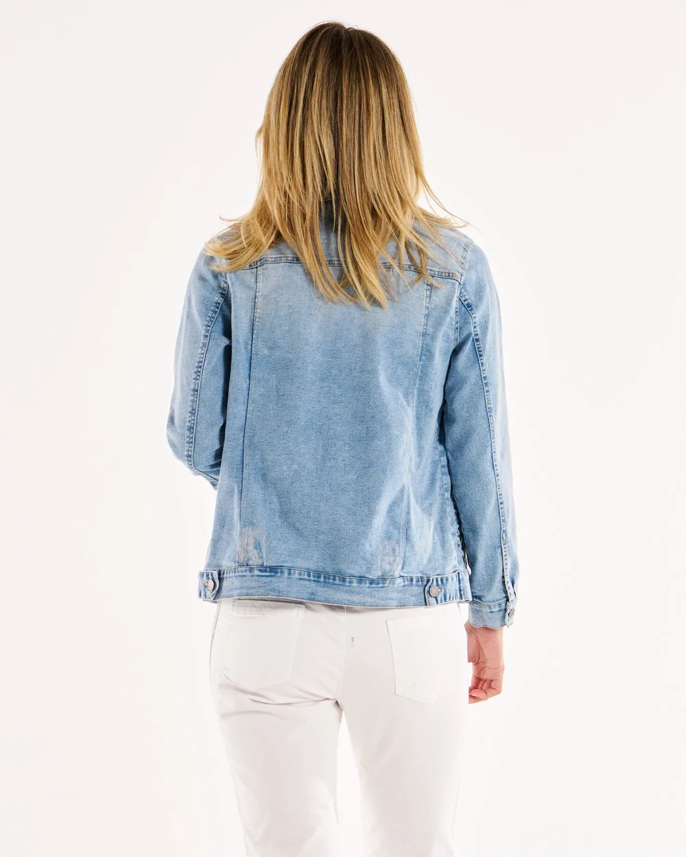 Betty Basics Mayfair Denim Jacket Vintage Blue