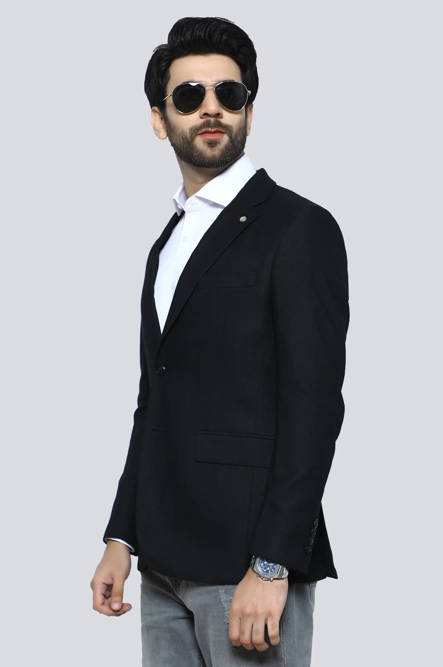 Black Blazer for Men's