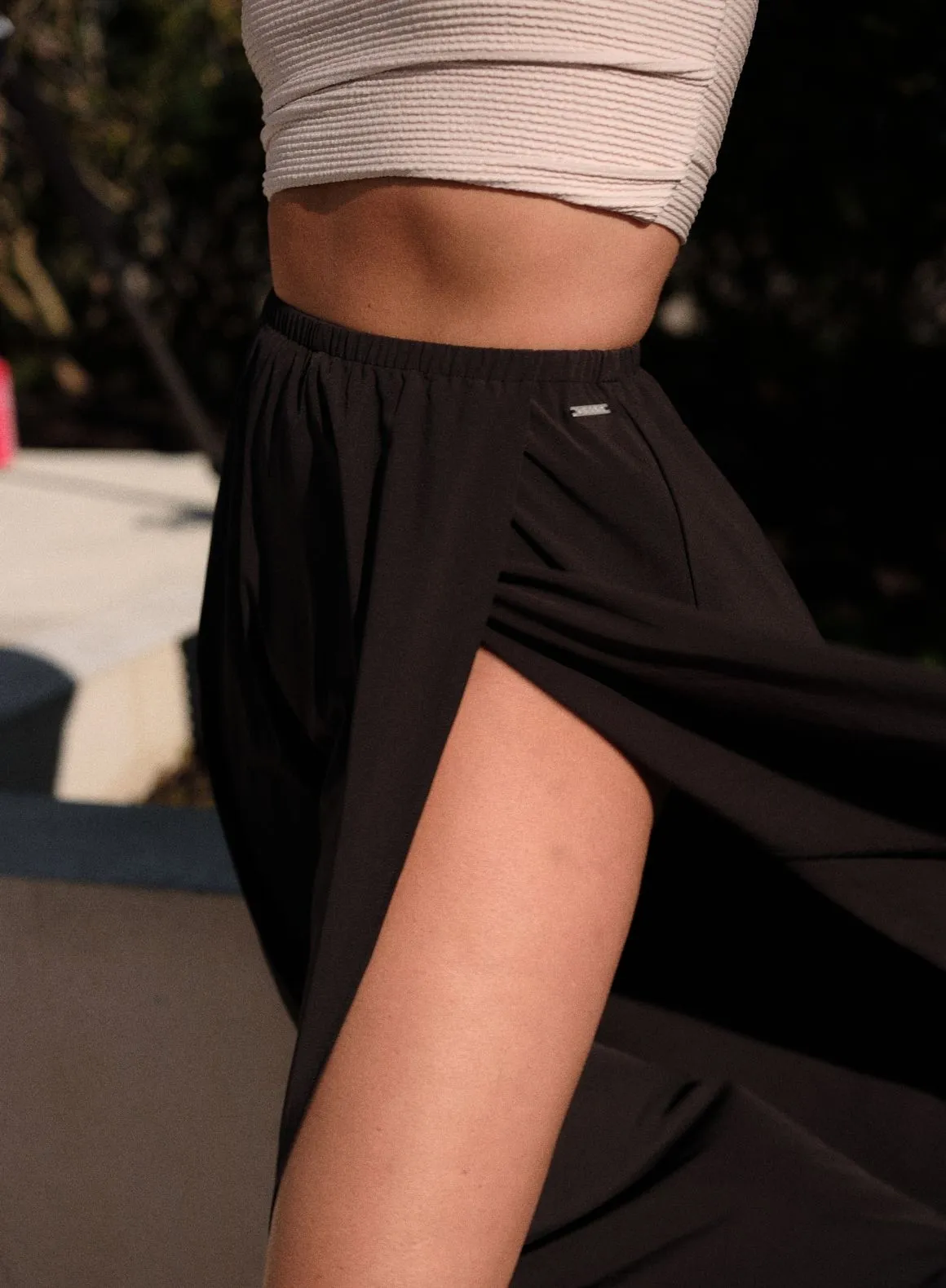 Black Flowy Skirt