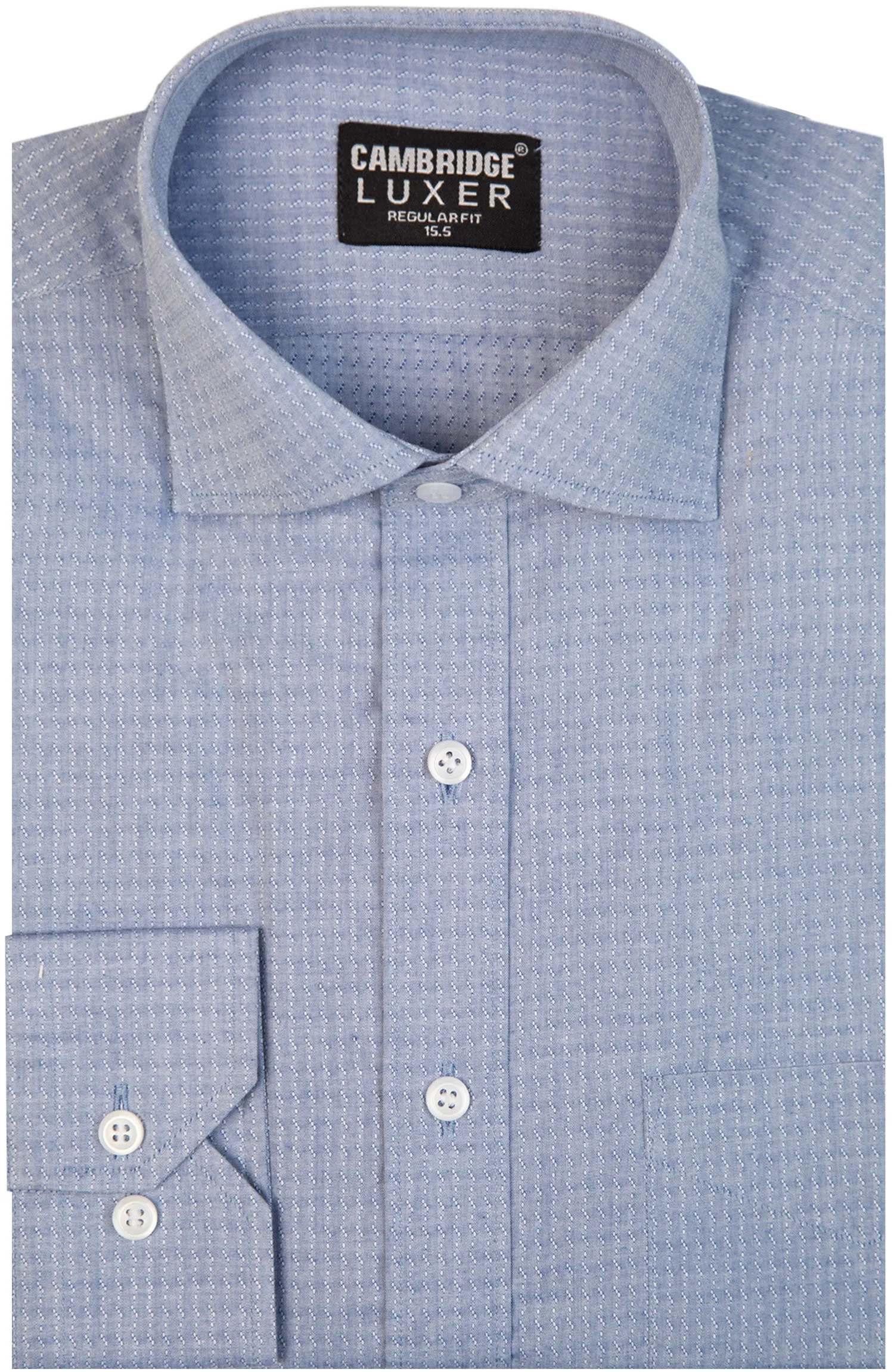 Blue Dobby Luxer Formal Shirt