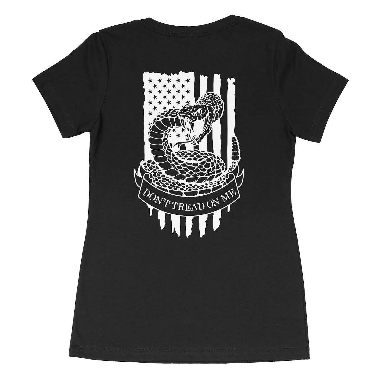 BOCC Logo & DTOM Flag Women's T-Shirt Black