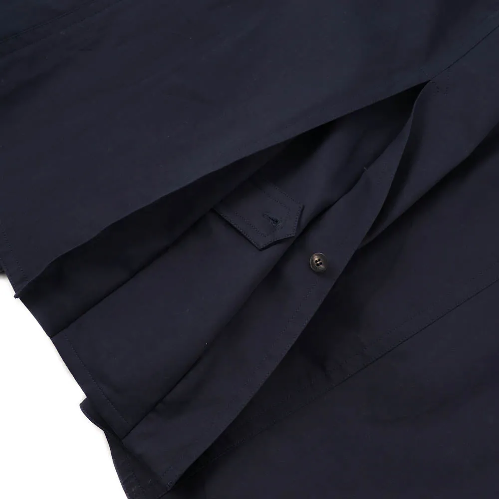 Boglioli Navy Cotton Coat with Wool Liner