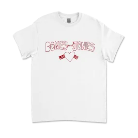 Bones and Jones / Love You White T-Shirt