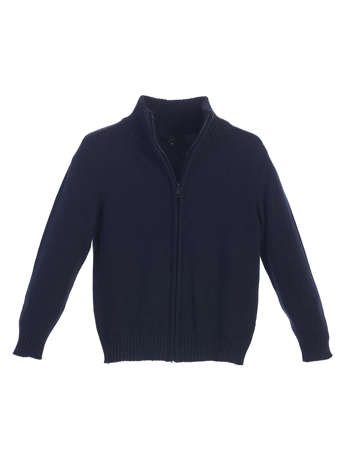 Boy's Full Zip Cardigan Sweater