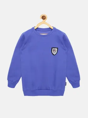 Boys Round Neck Sweatshirt With Applique