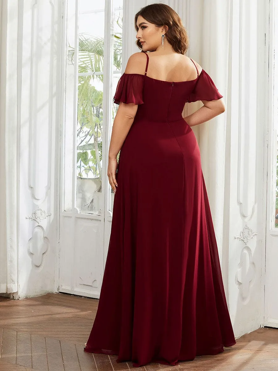 Burgundy Bridesmaid Gowns