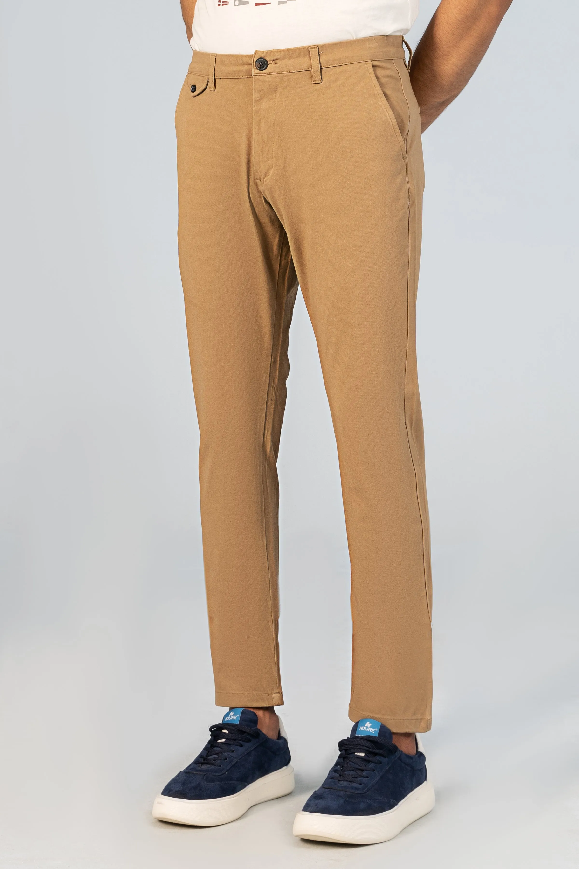 CASUAL PANT CROSS POCKET BI-STRETCH KHAKI