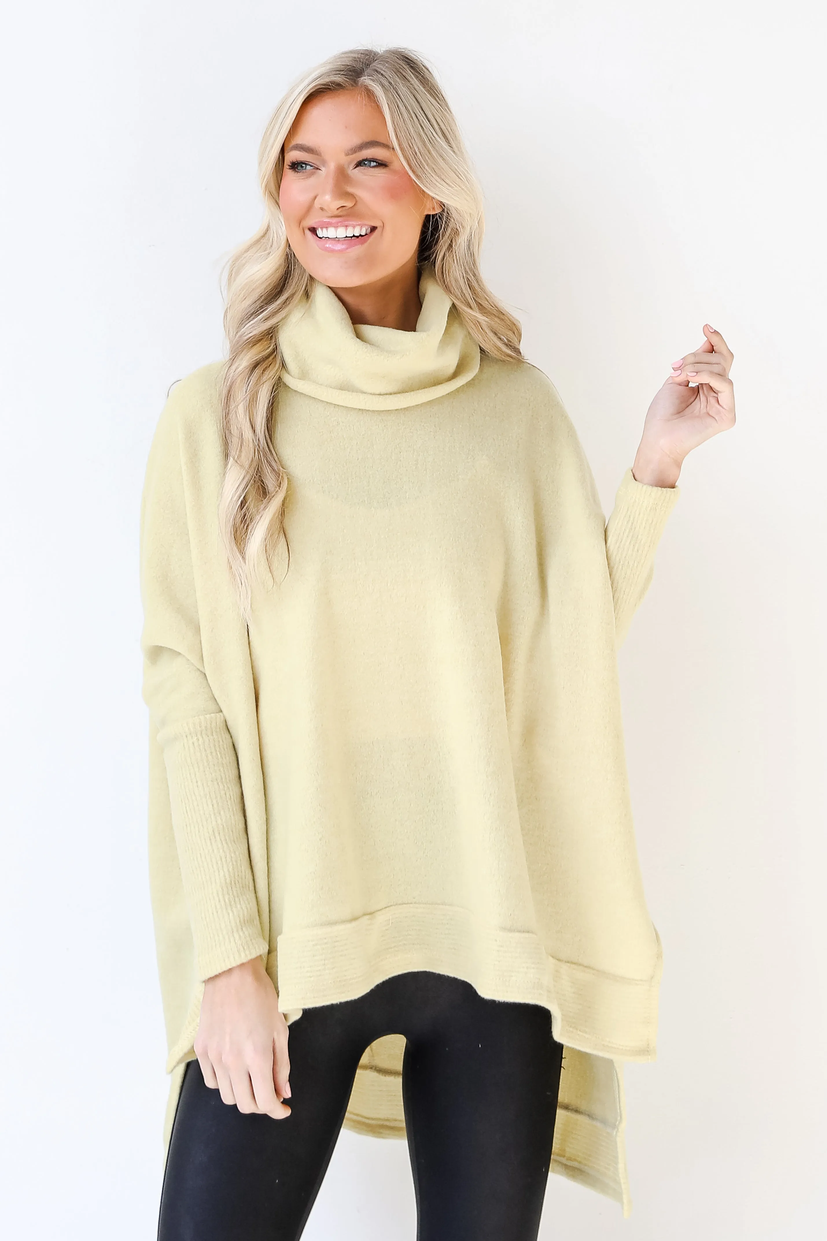 Choose Comfort Cowl Neck Sweater