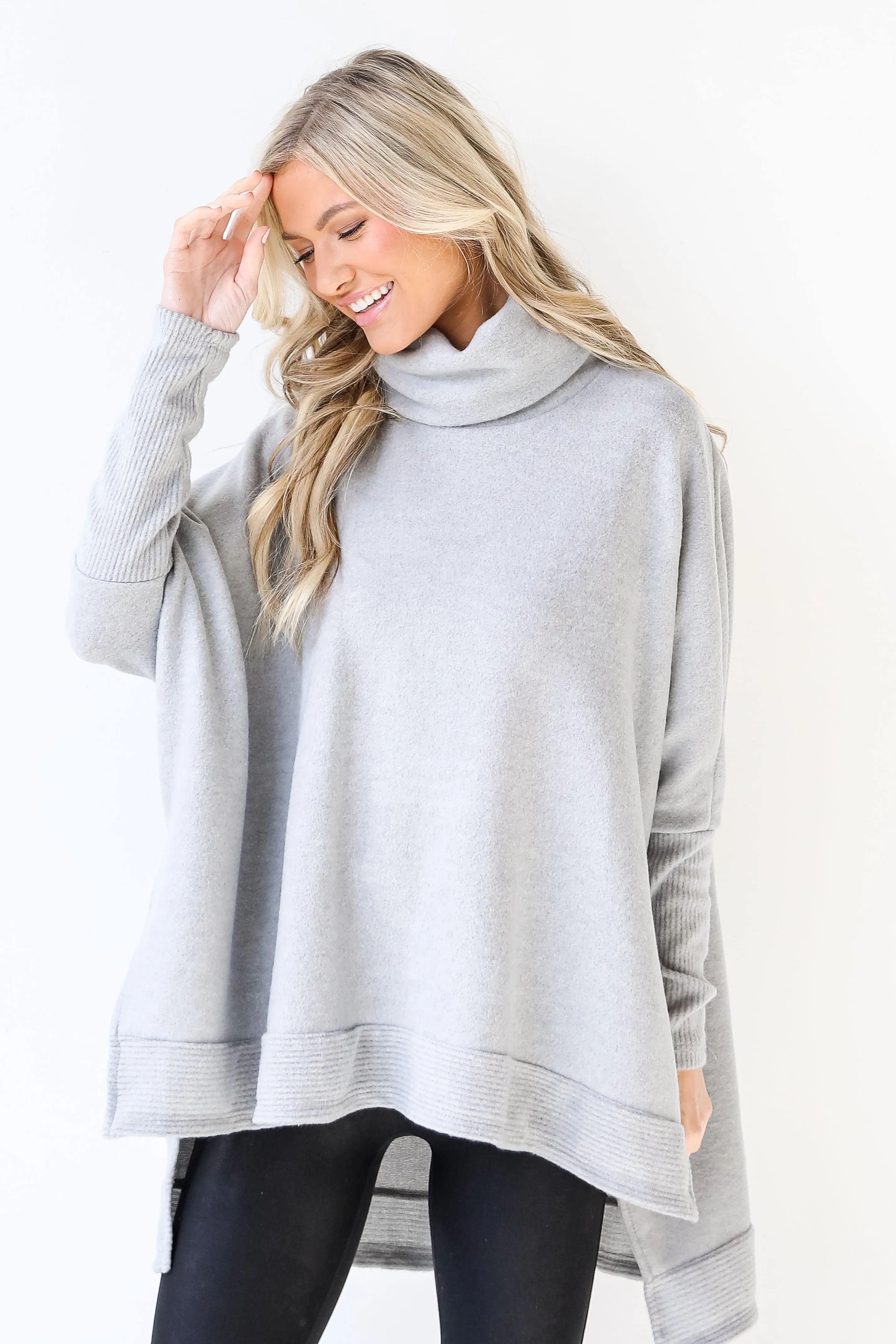 Choose Comfort Cowl Neck Sweater