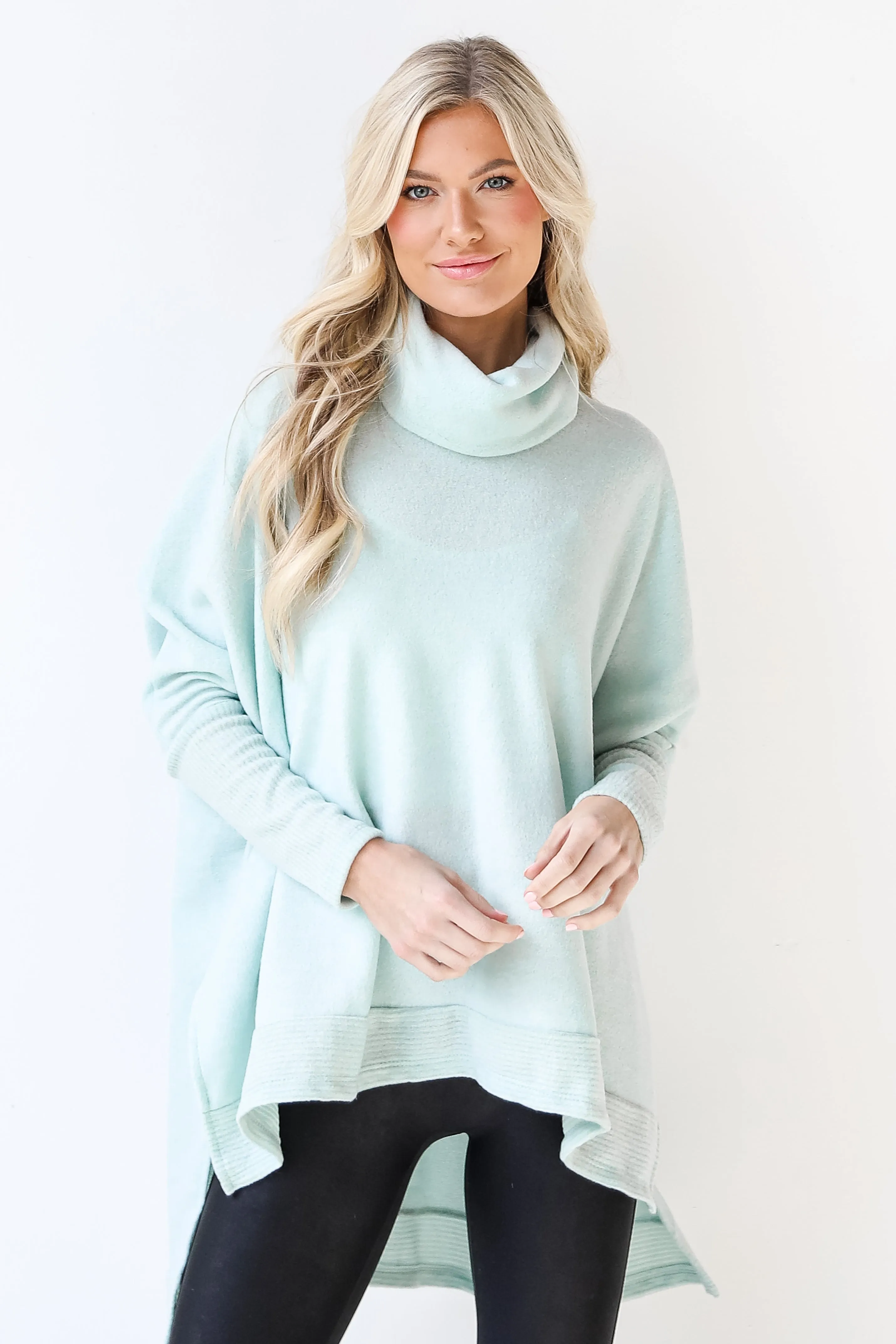 Choose Comfort Cowl Neck Sweater