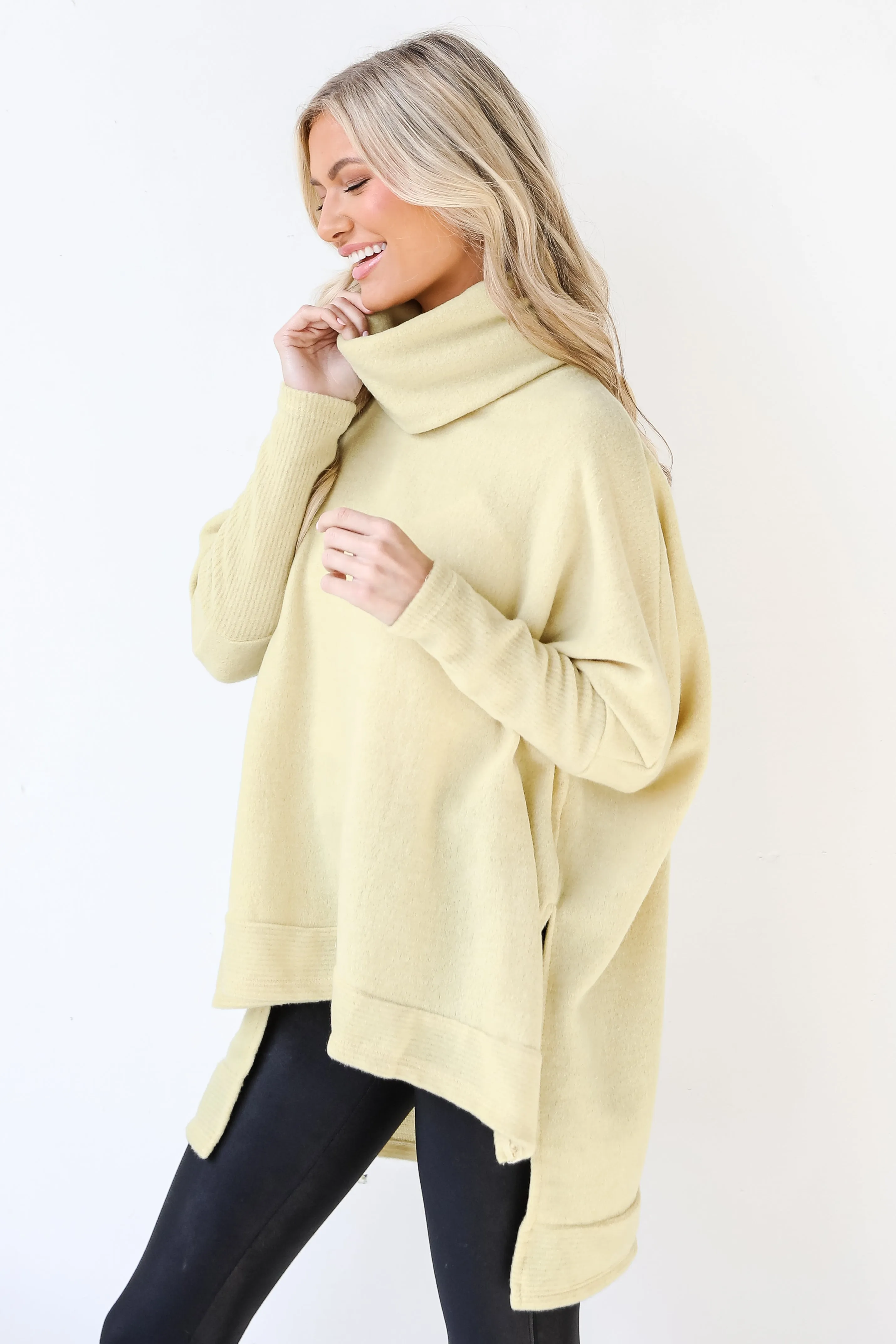 Choose Comfort Cowl Neck Sweater