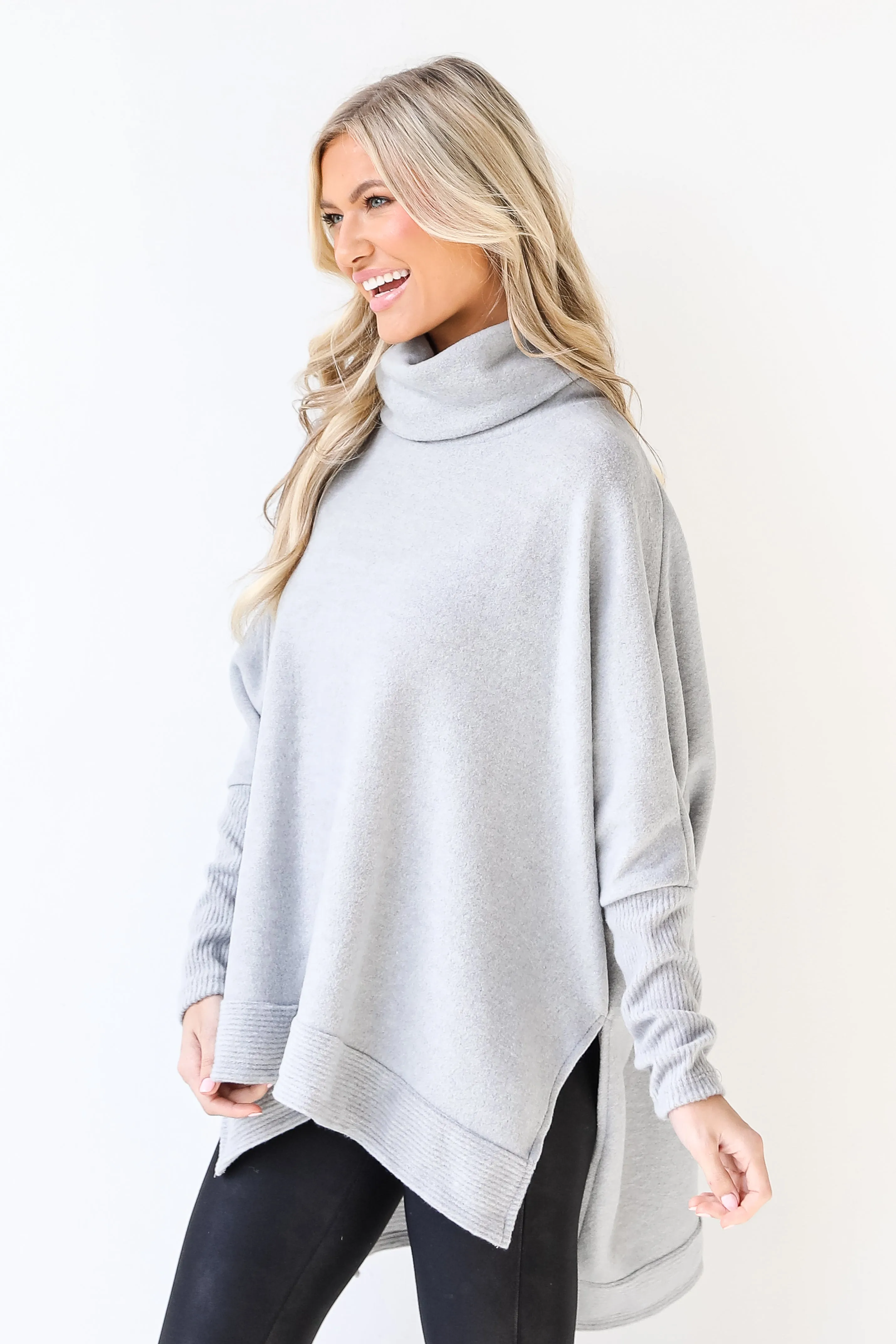 Choose Comfort Cowl Neck Sweater