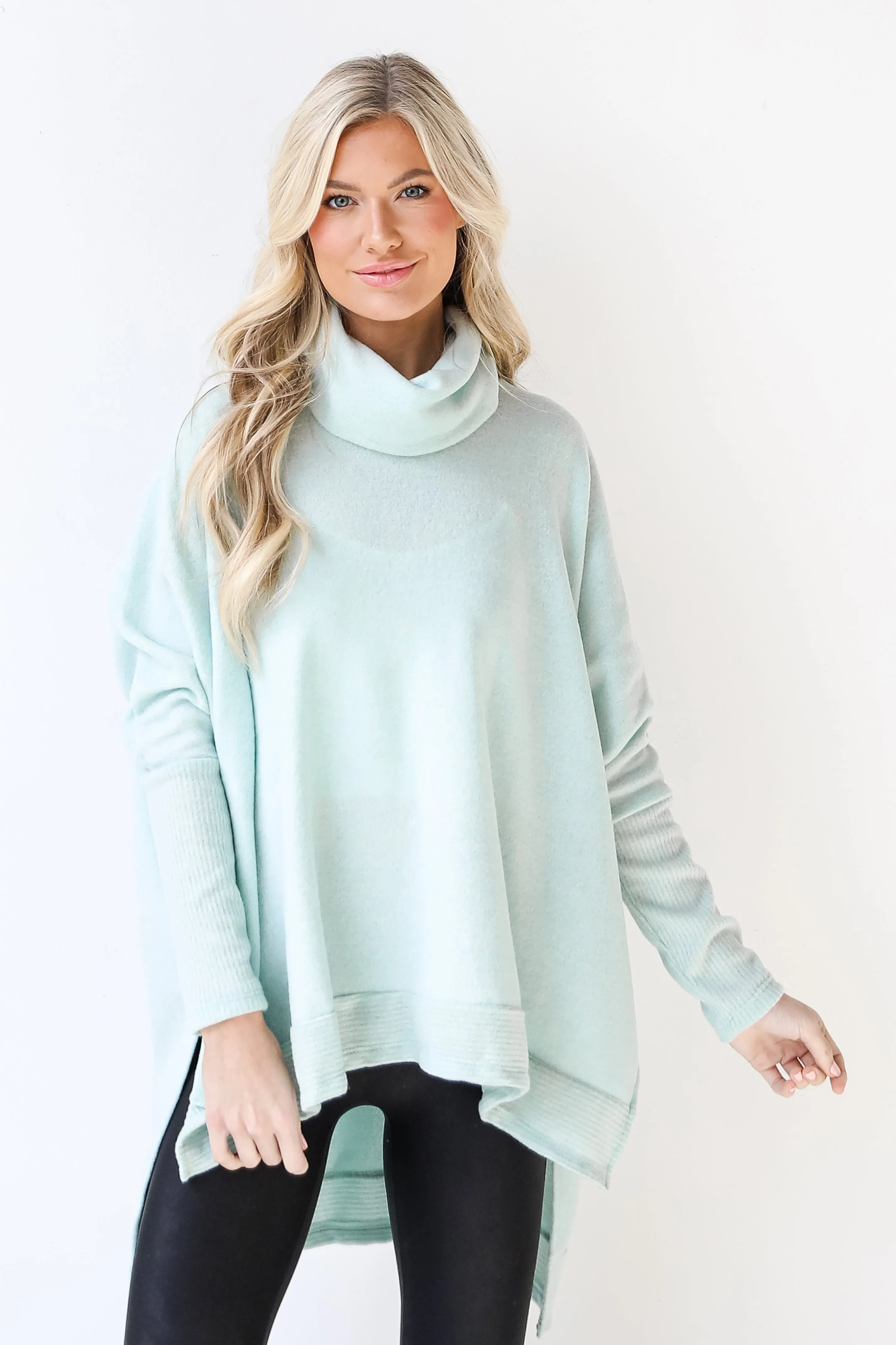 Choose Comfort Cowl Neck Sweater