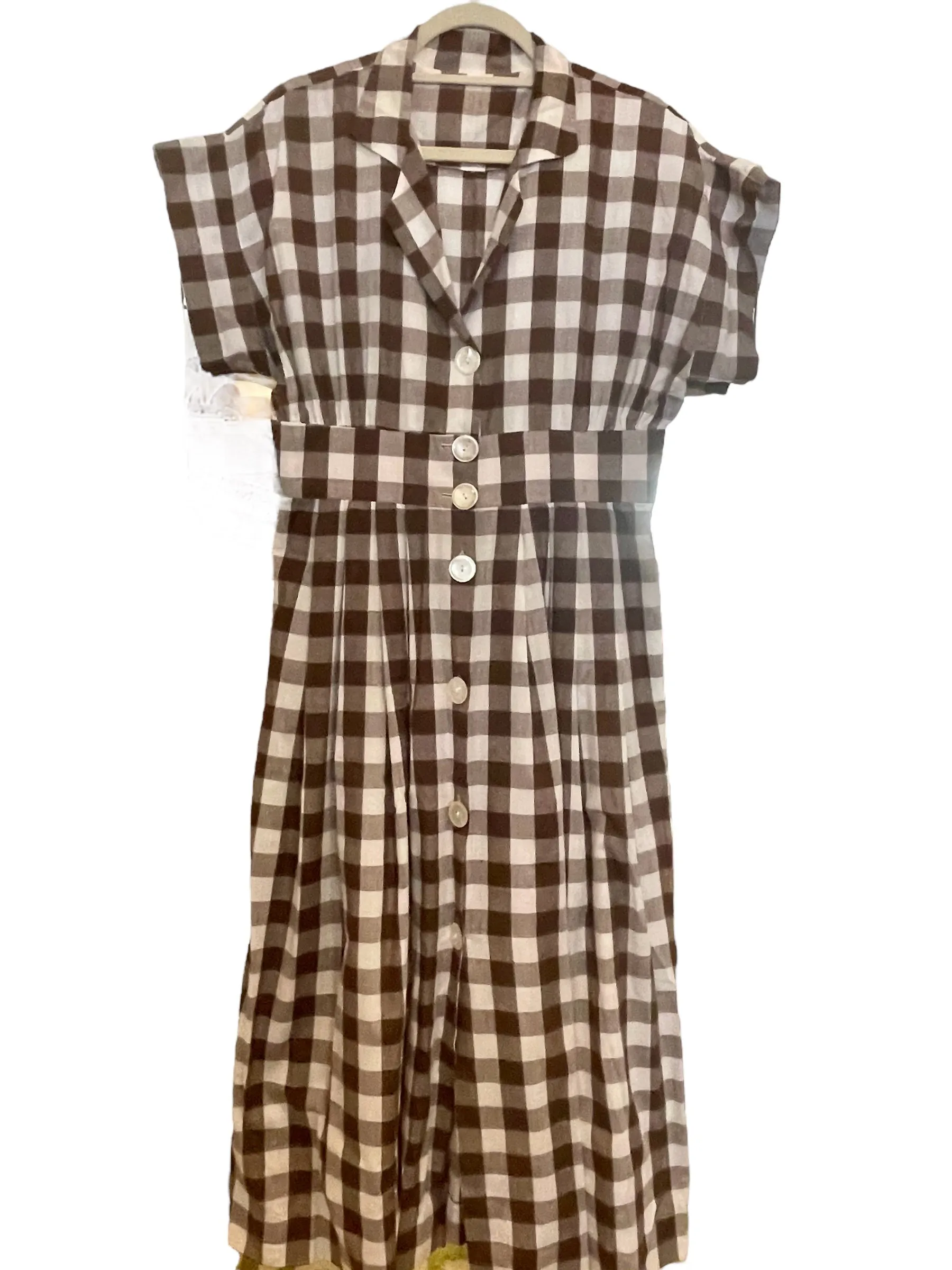 Cotton Gingham Dress