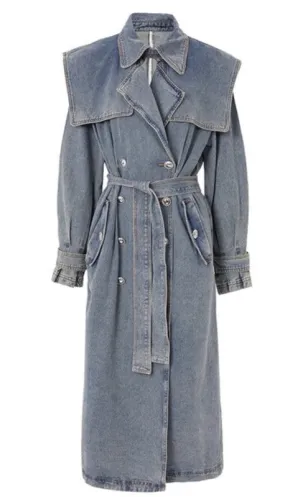 Daily Denim Trench Coat