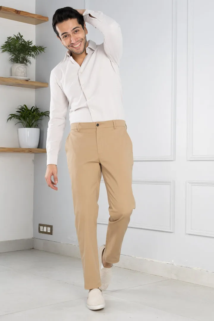 Earth Khaki Stretch Chinos