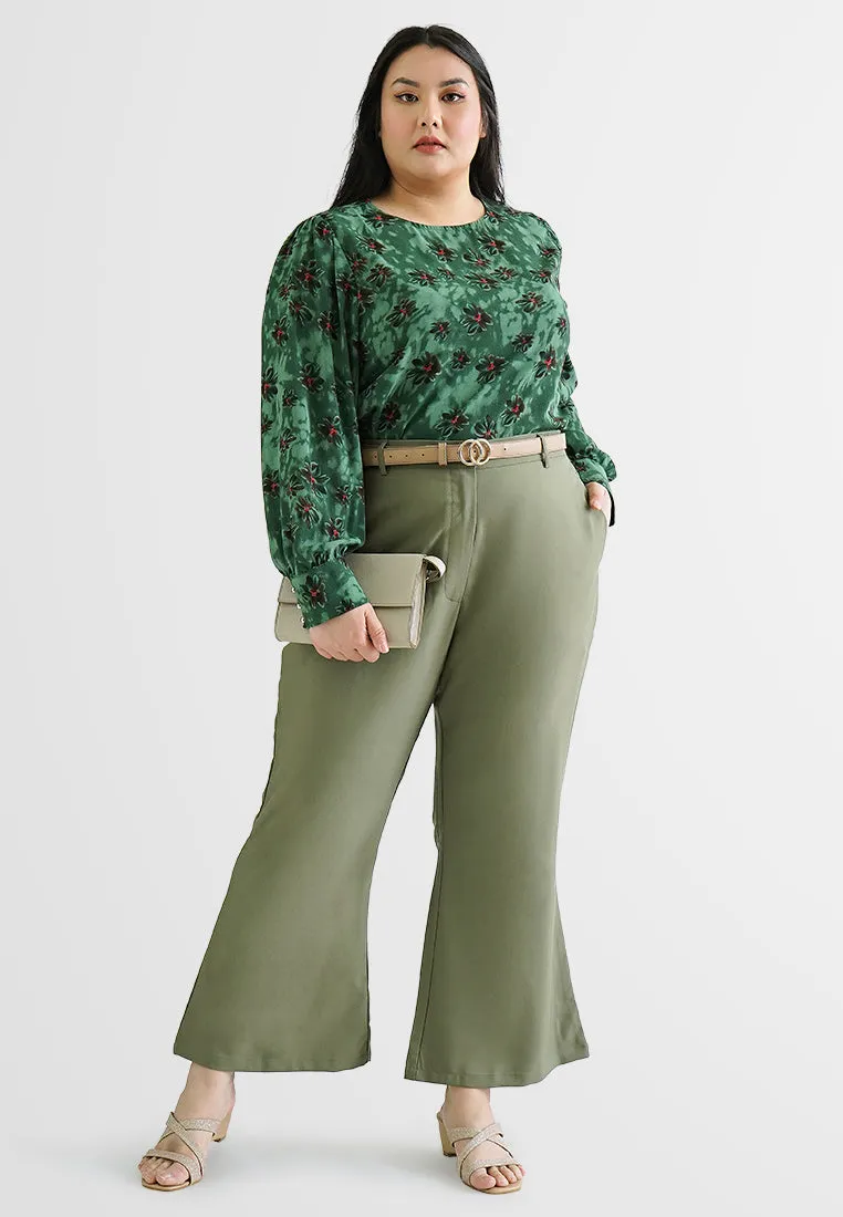 Edna Bell Bottom Work Pants