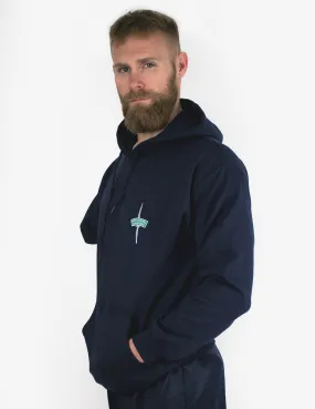 Essential Dagger & Flash Hoodie - Navy