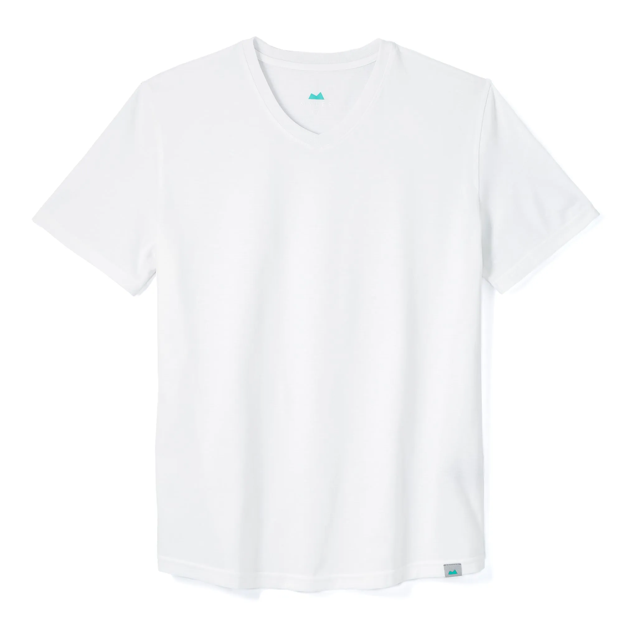 Everyday Tee with V-Neck in White