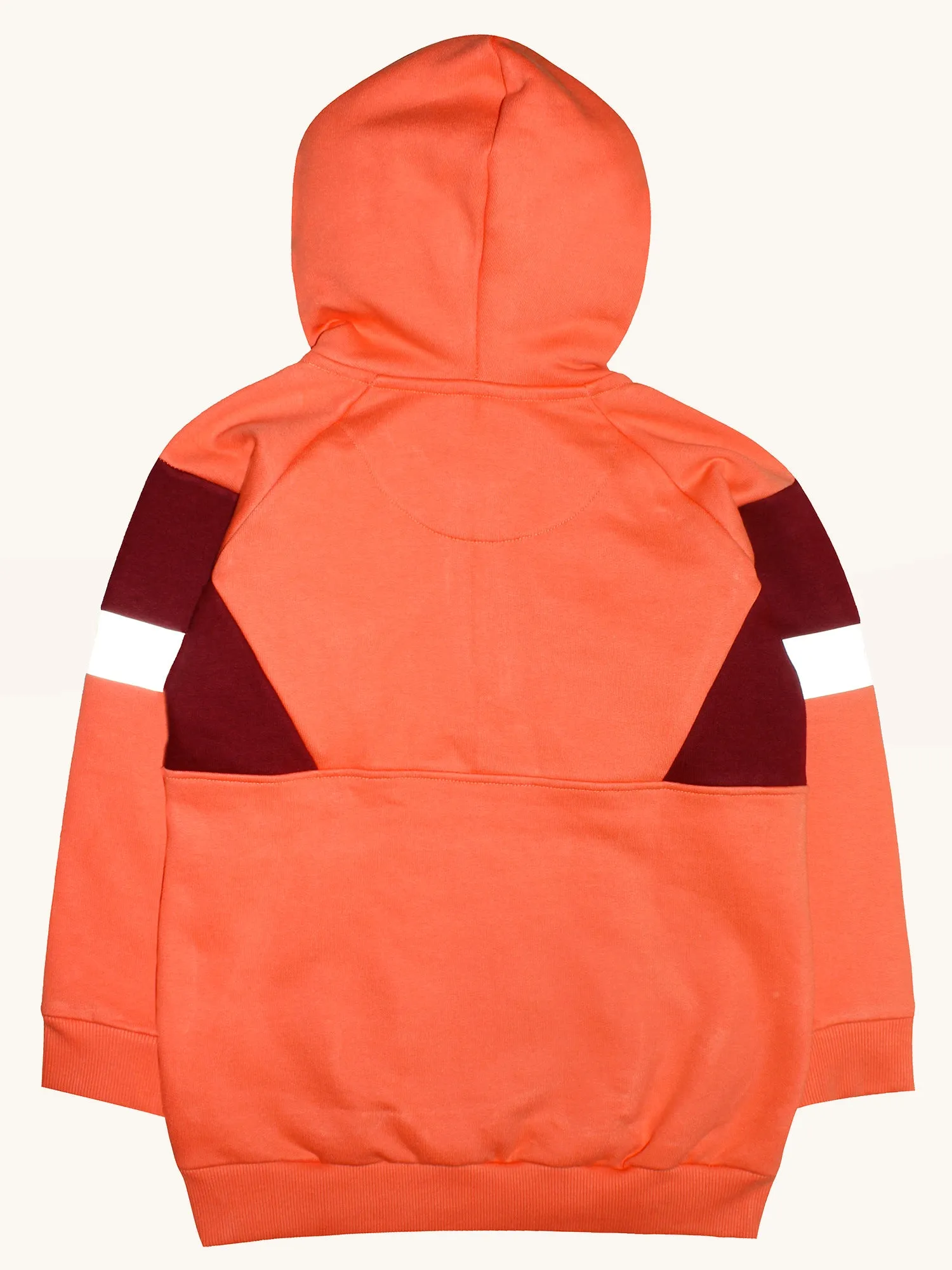 Fashion Cut & Sew Hooded Sweatshirt