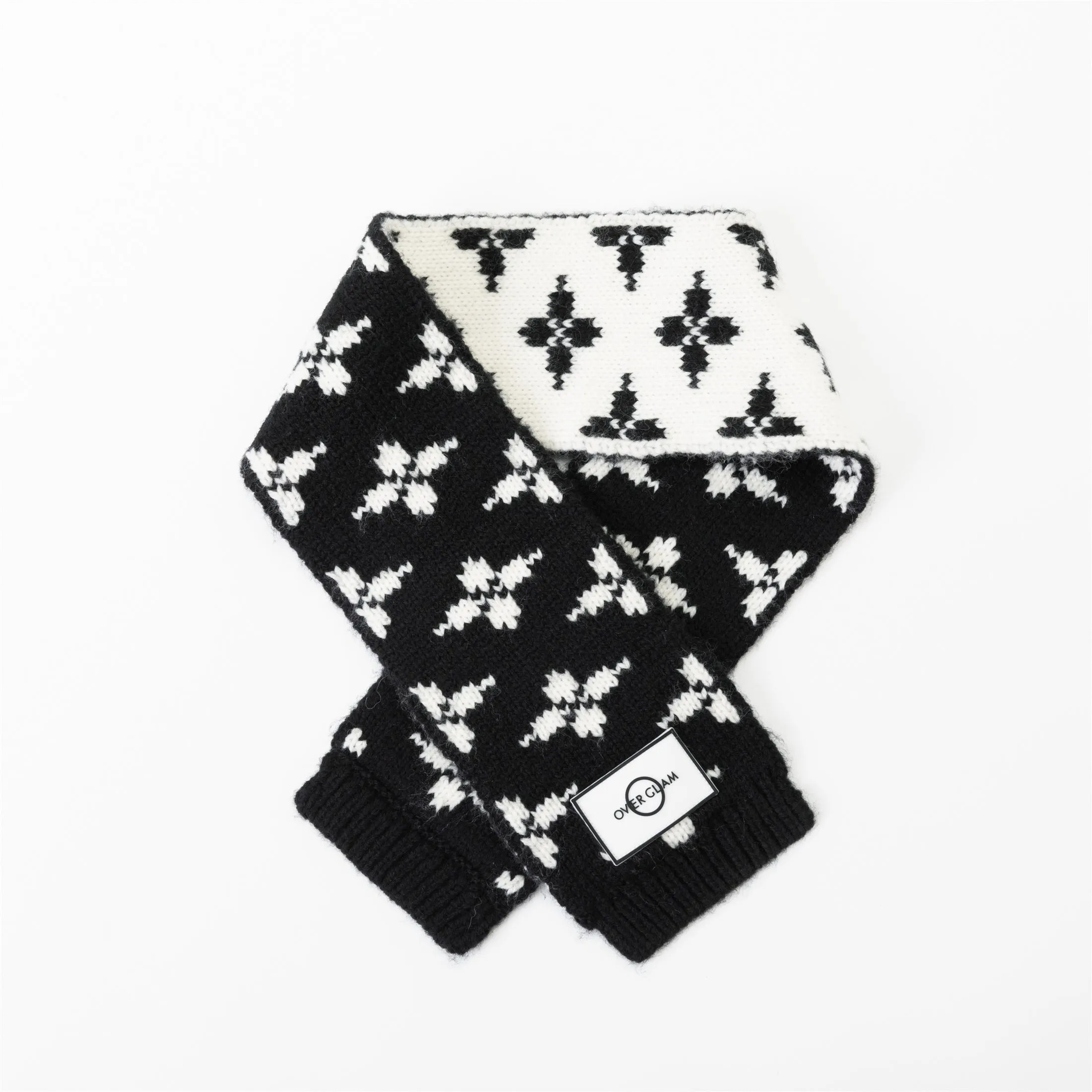 Floral Jacquard Woolen Scarf