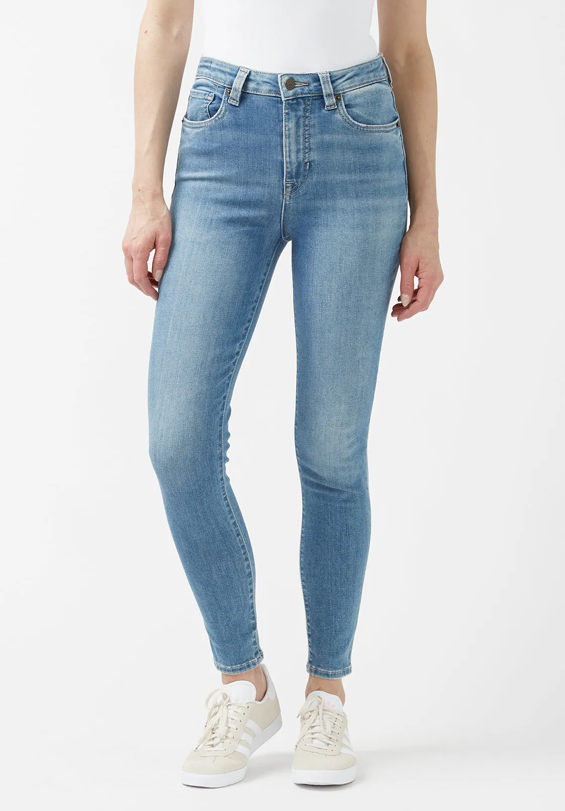 High Rise Skinny Skylar Women's Jeans in Vintage Light Blue - BL15659