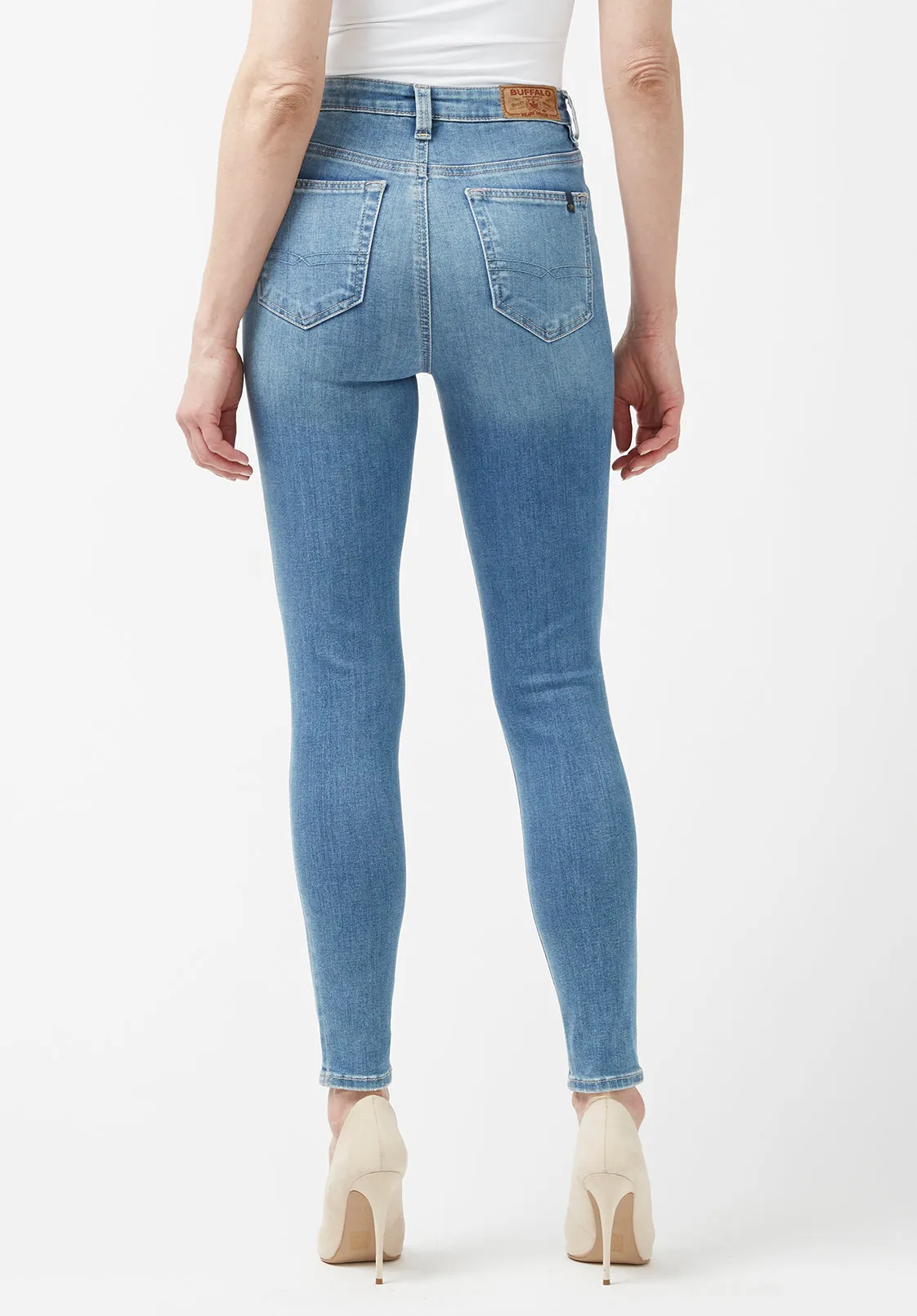 High Rise Skinny Skylar Women's Jeans in Vintage Light Blue - BL15659