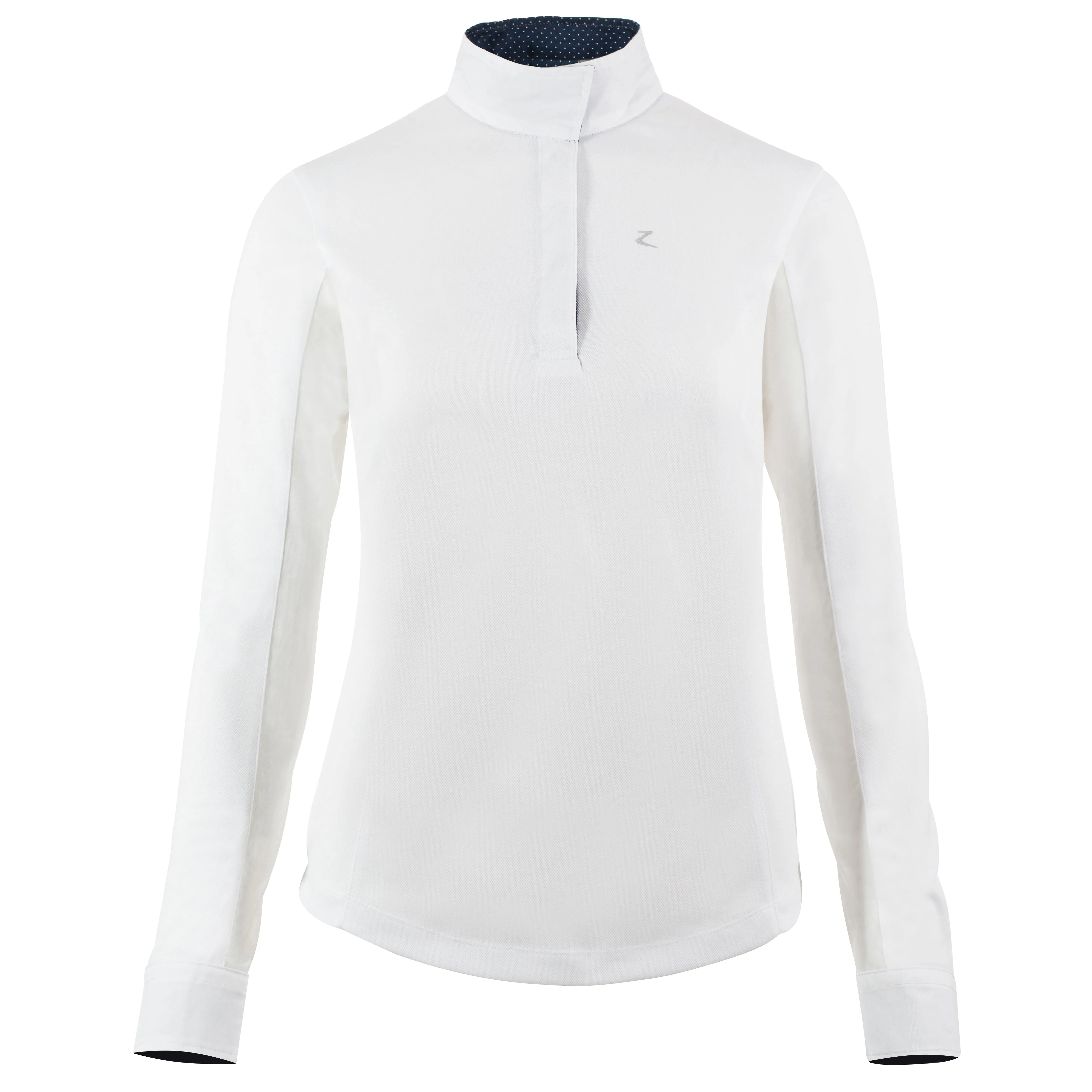 Horze Blaire Long-Sleeved Competition Shirt (White)