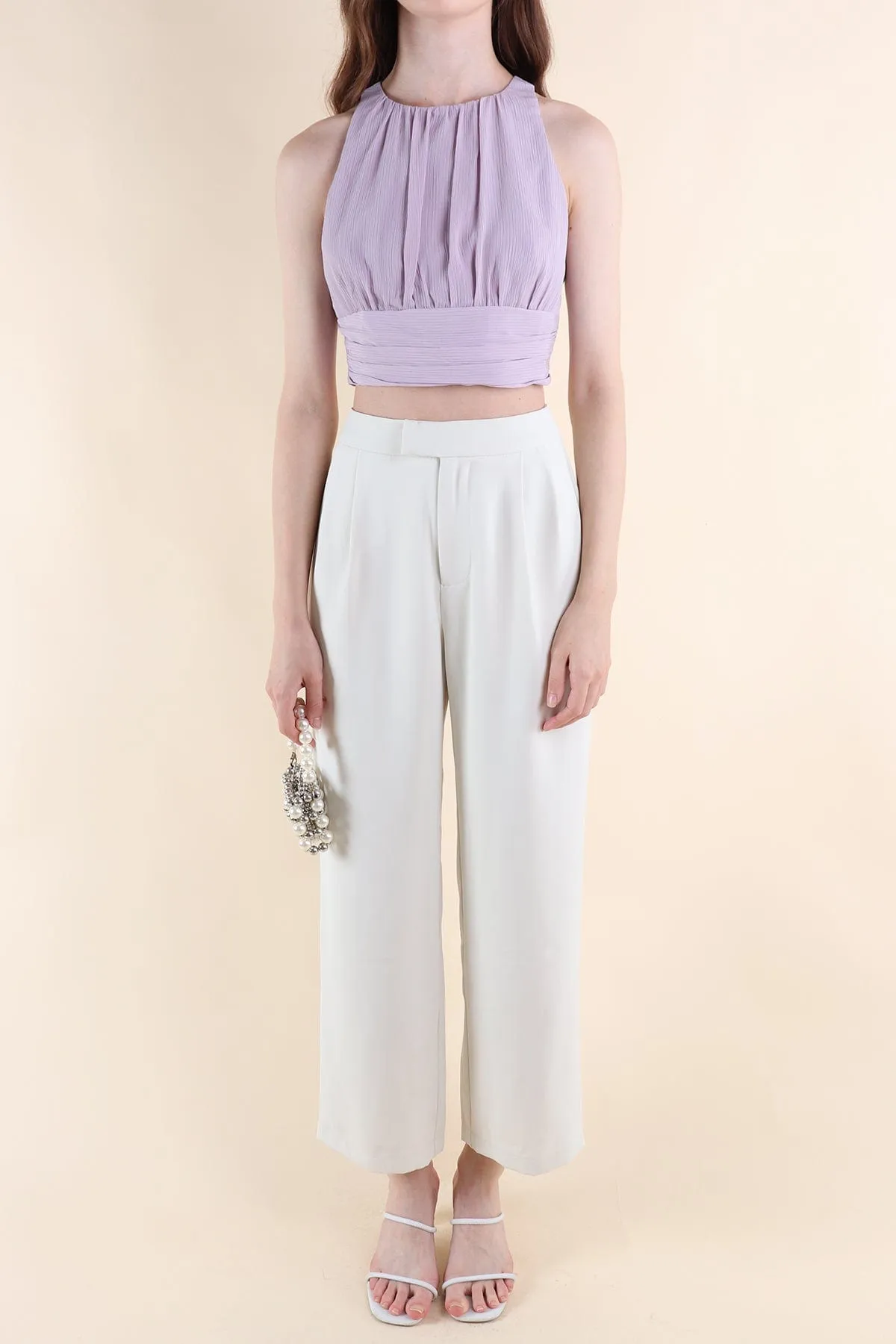 JIRA TROUSER PANTS IN CREAM