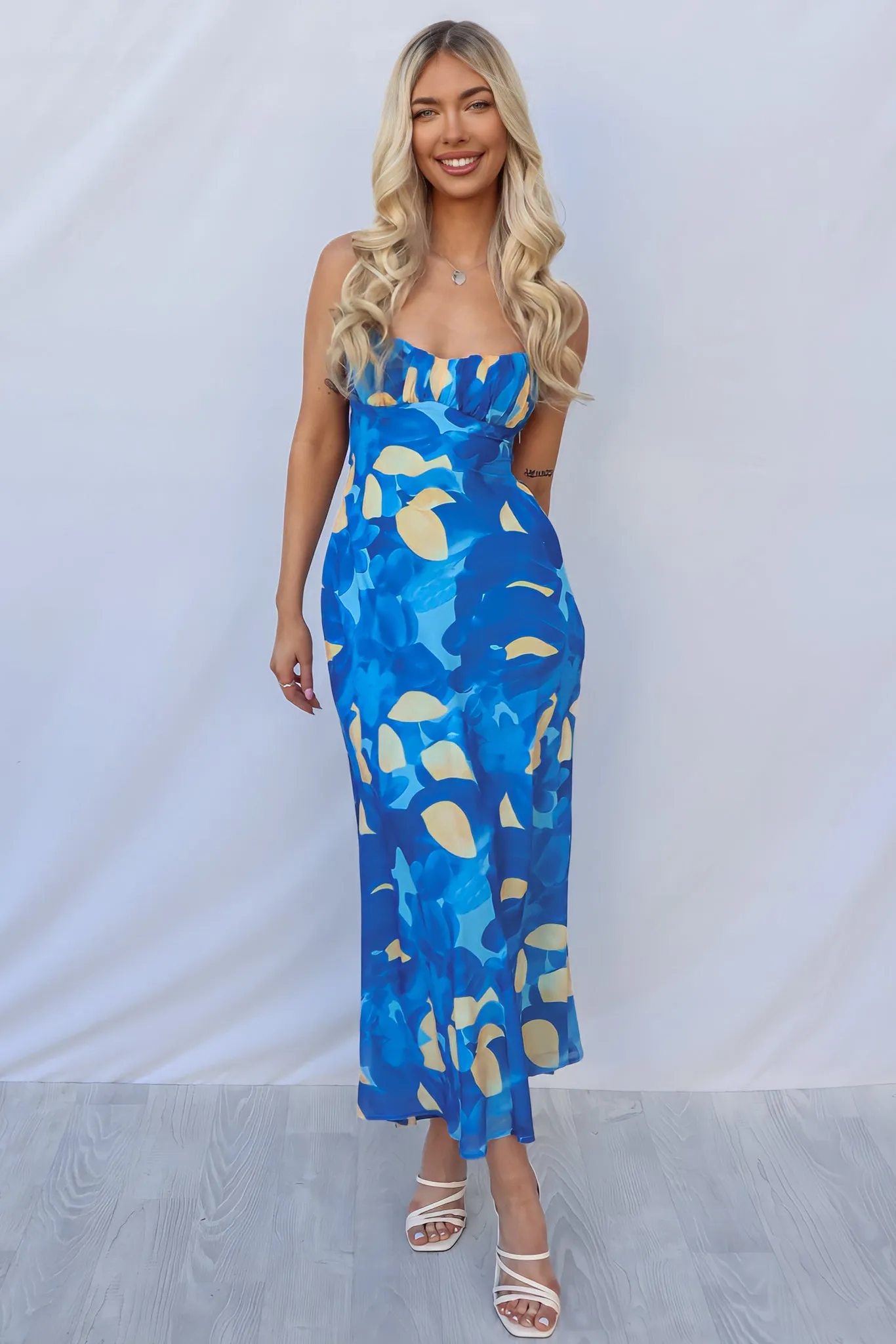 July Maxi Dress - Blue