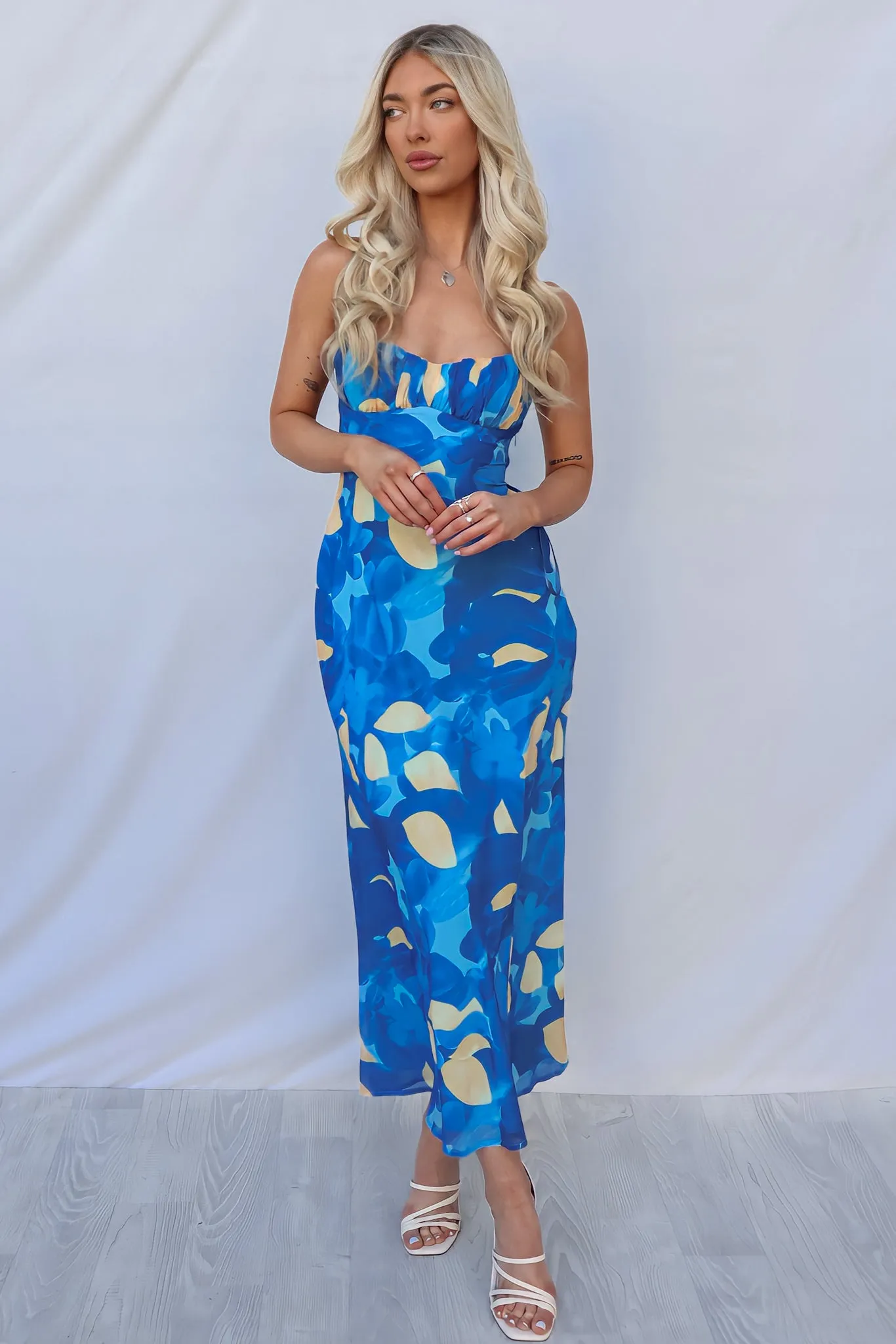 July Maxi Dress - Blue