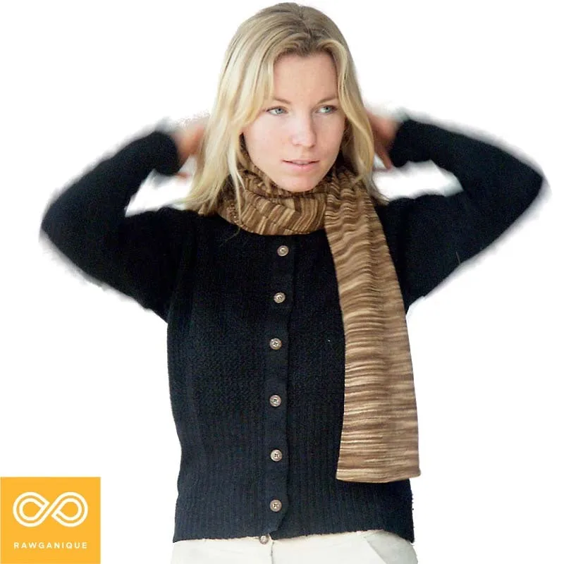 LESLIE 100% Organic Hemp Women’s Cardigan (Vegan; Nut Buttons)