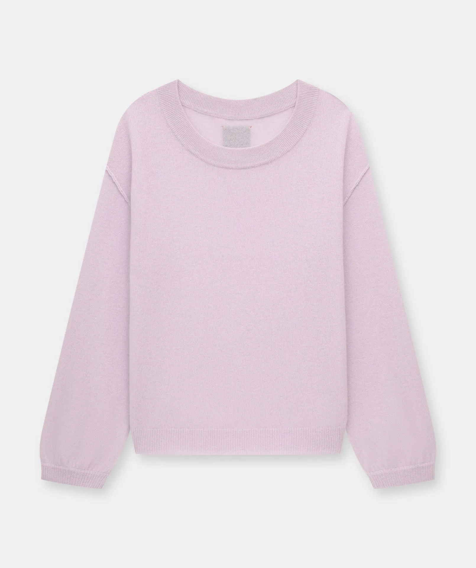 Lightweight Reversible Cashmere Wide Neck Sweater