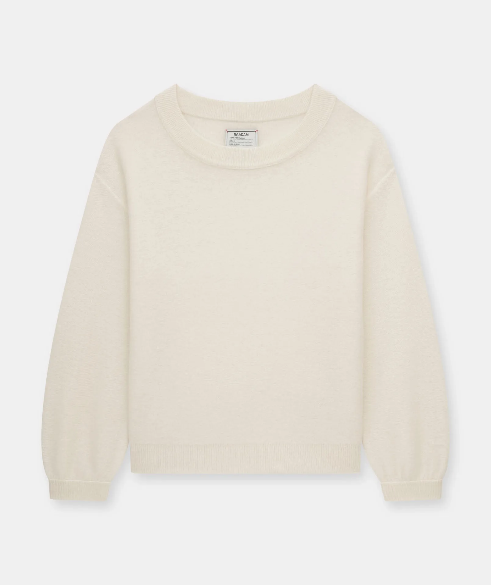 Lightweight Reversible Cashmere Wide Neck Sweater