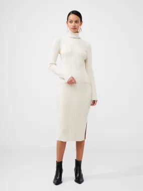 Mari Rib Knit Turtleneck Sweater