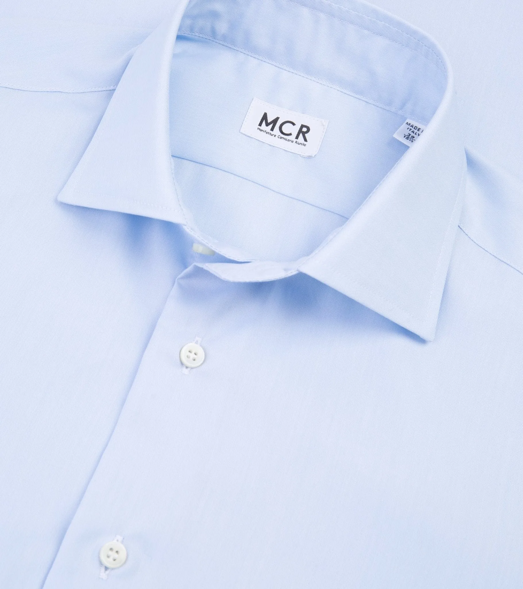 MCR Slim Pinpoint Shirt: Light Blue