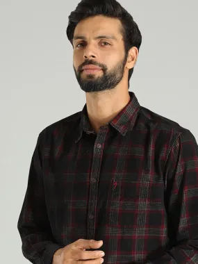 Men Checked Full Sleeve Cotton Shirt