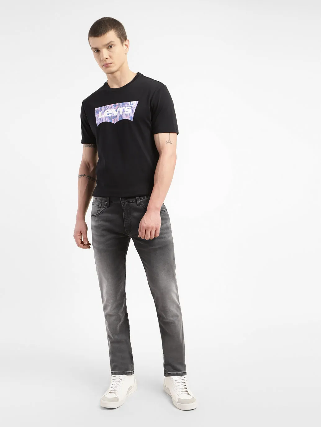 Men's 65504 Grey Skinny Fit Jeans