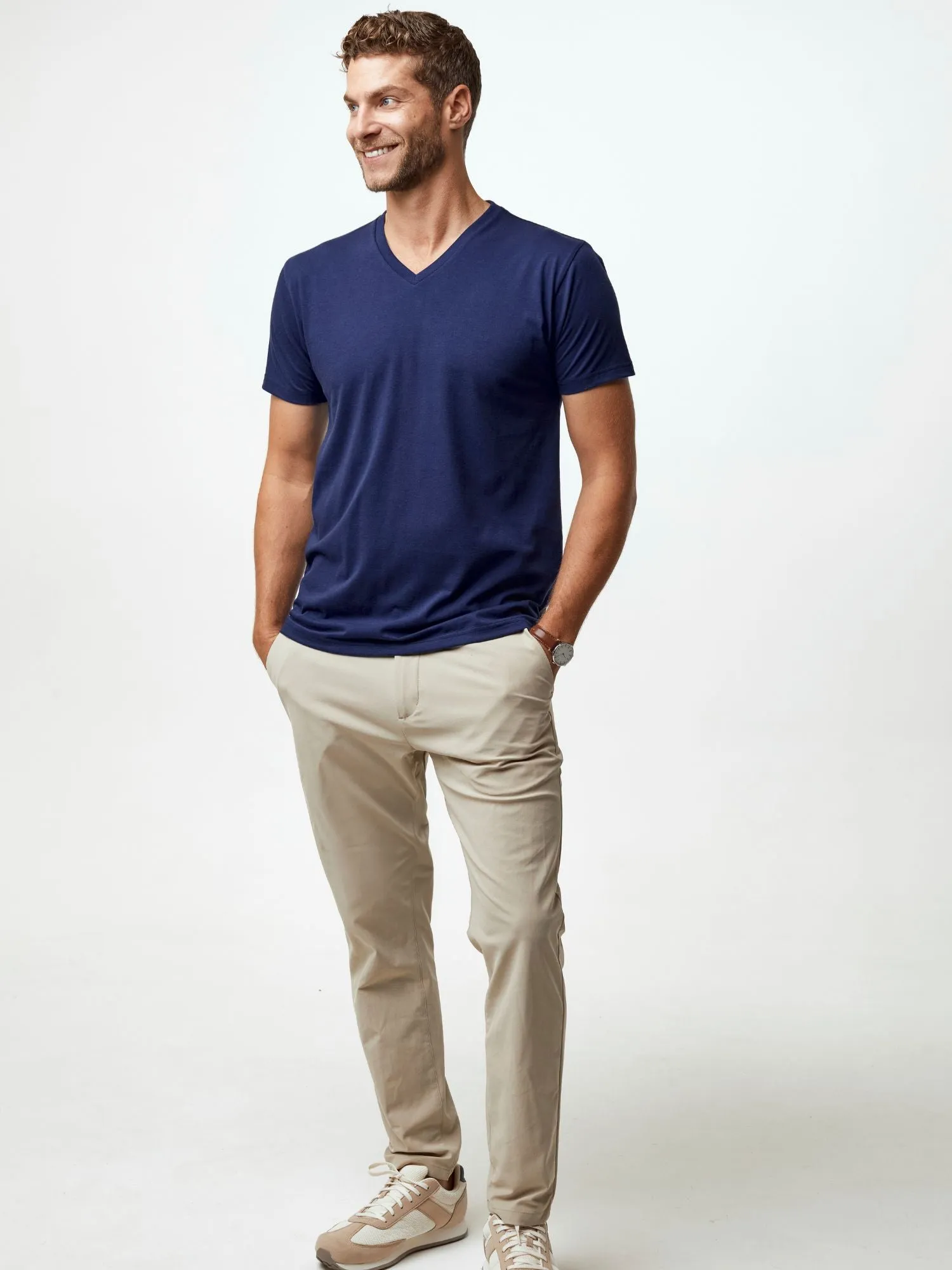 Midnight Blue V-Neck