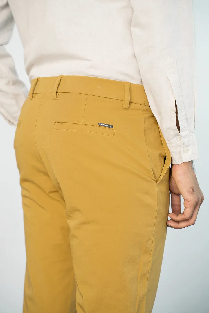 Mustard Stretch Chinos