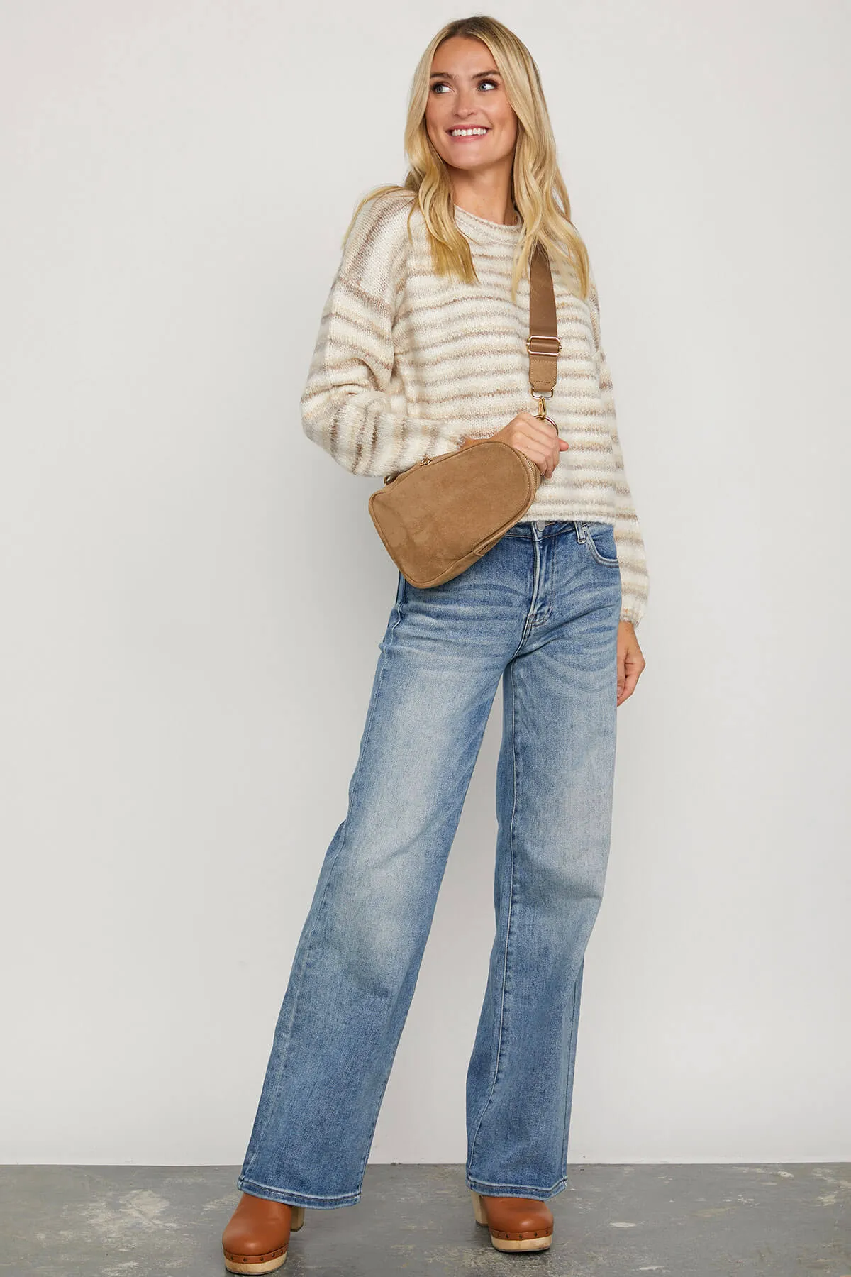 Courtney Midrise Wide-Leg Jeans – Risen, Trendy Denim for Women