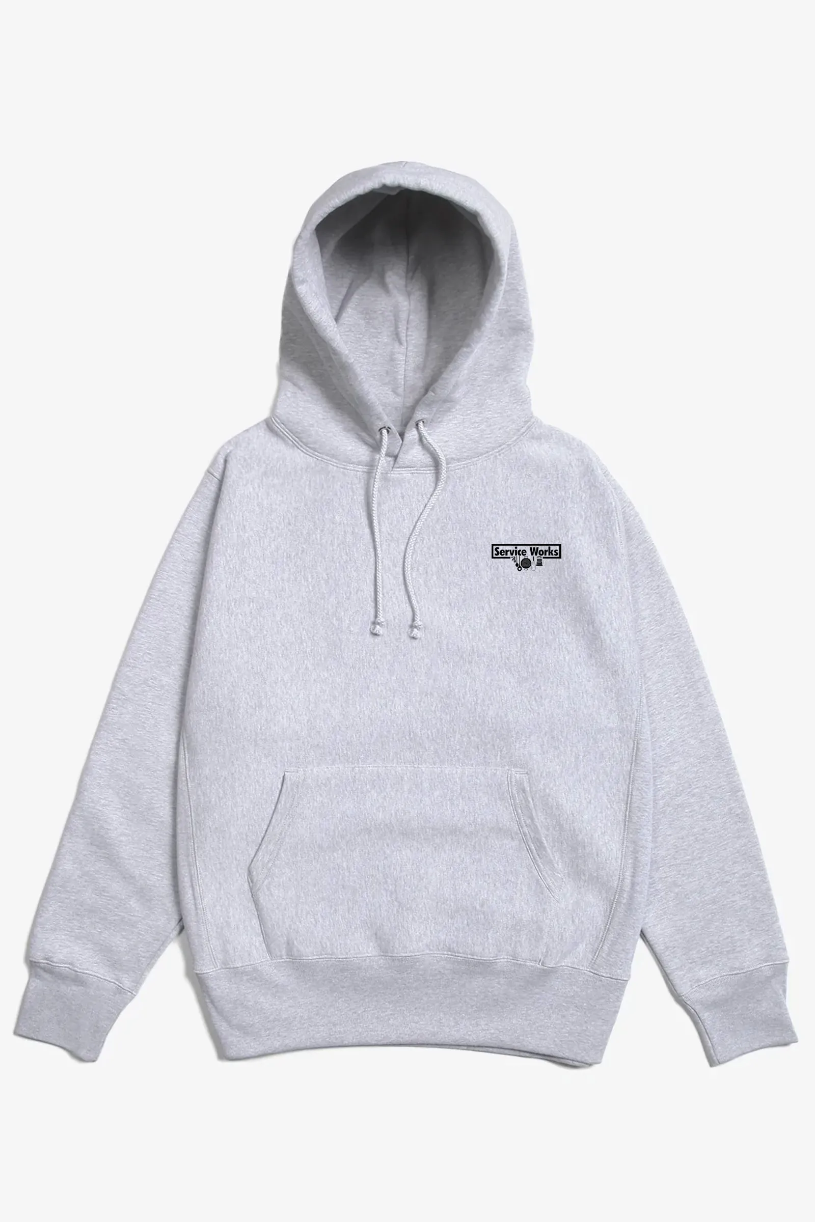 Service Works - Heavyweight Logo Hoodie - Grey