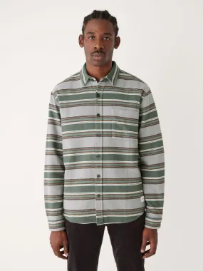 The Striped Blanket Shirt in Grey