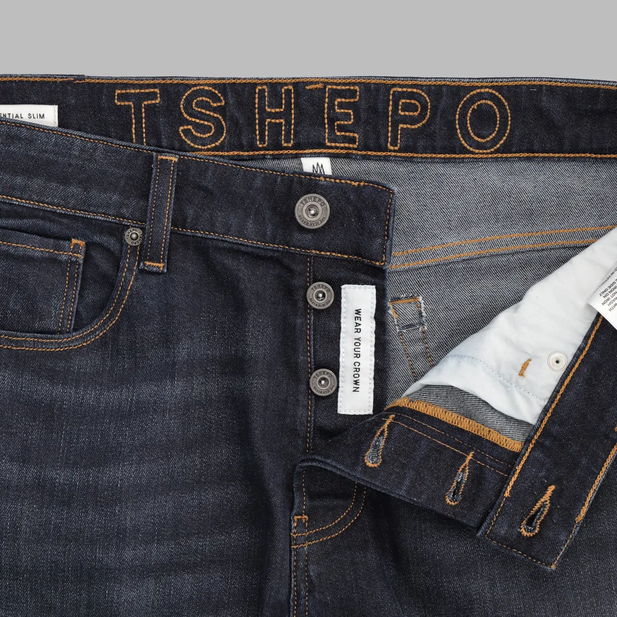 TSHEPO MEN'S MASESI JEANS, DARK WASH