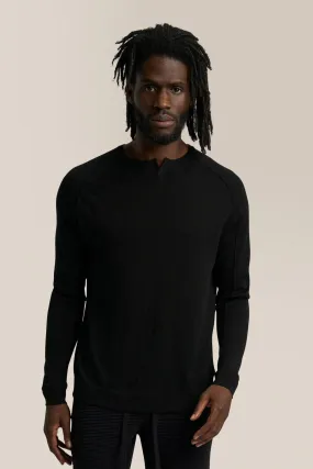 V-Notch Crew Sweater | Merino Wool